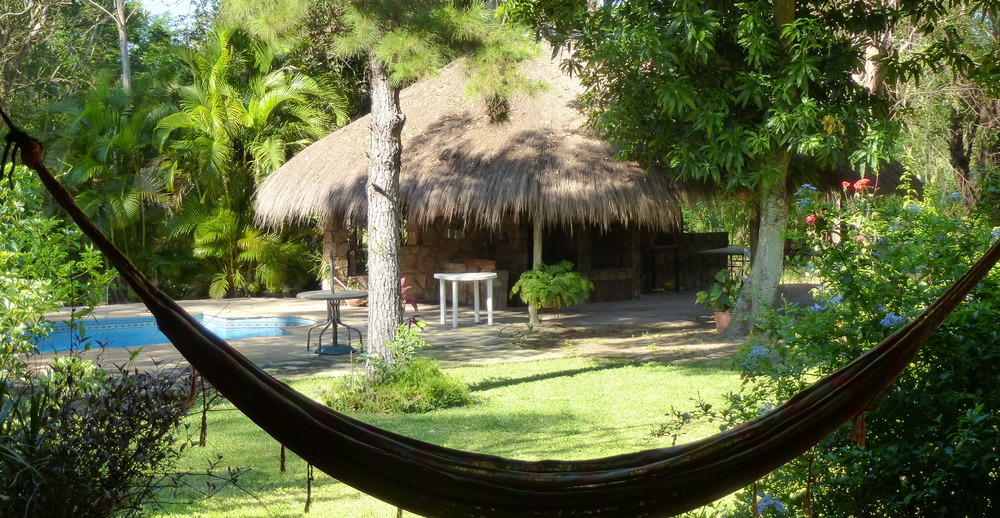 Der Ausblick aus dem Haus von Leonies Gastfamilie