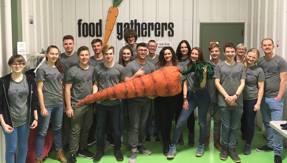 Die Projekte bei USA for you reichen vom Lebensmittel retten bei den food gatherers...