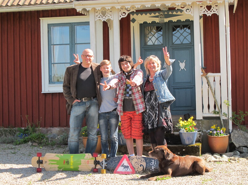 Gastfamilie mit Austauschschüler