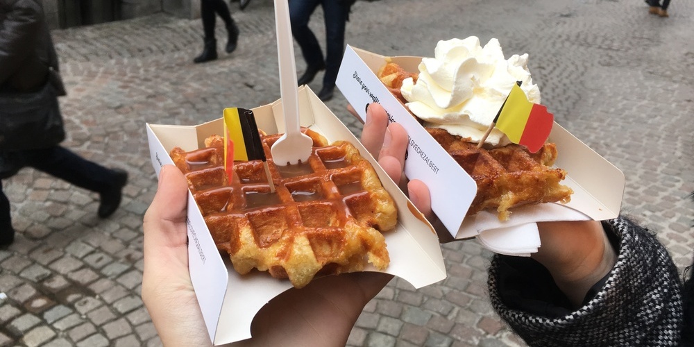 Habt ihr schon mal belgische Waffeln probiert?