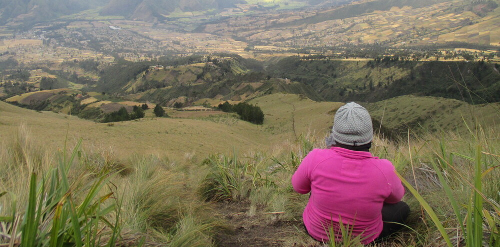 Austauschschülerin Vanessa genießt den Ausblick!