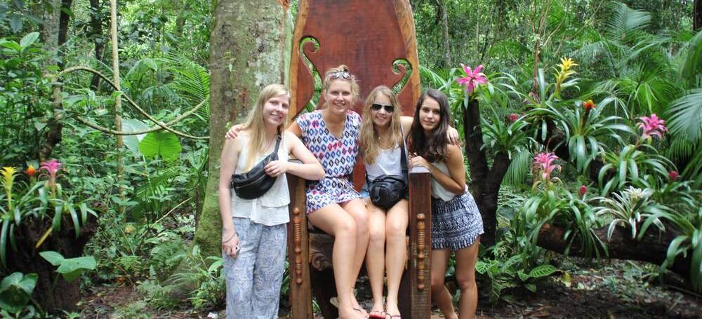 Austauschschülerin Kathleen bei einer YFU-Reise