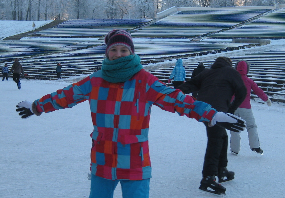 Schlittschuhfahren in der Laululava