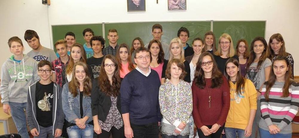 Austauschschülerin Smilla mit ihrer Schulklasse