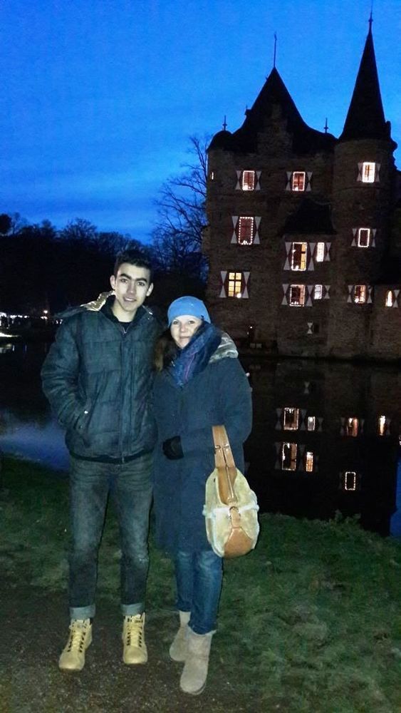 Gastmutter und Gastsohn