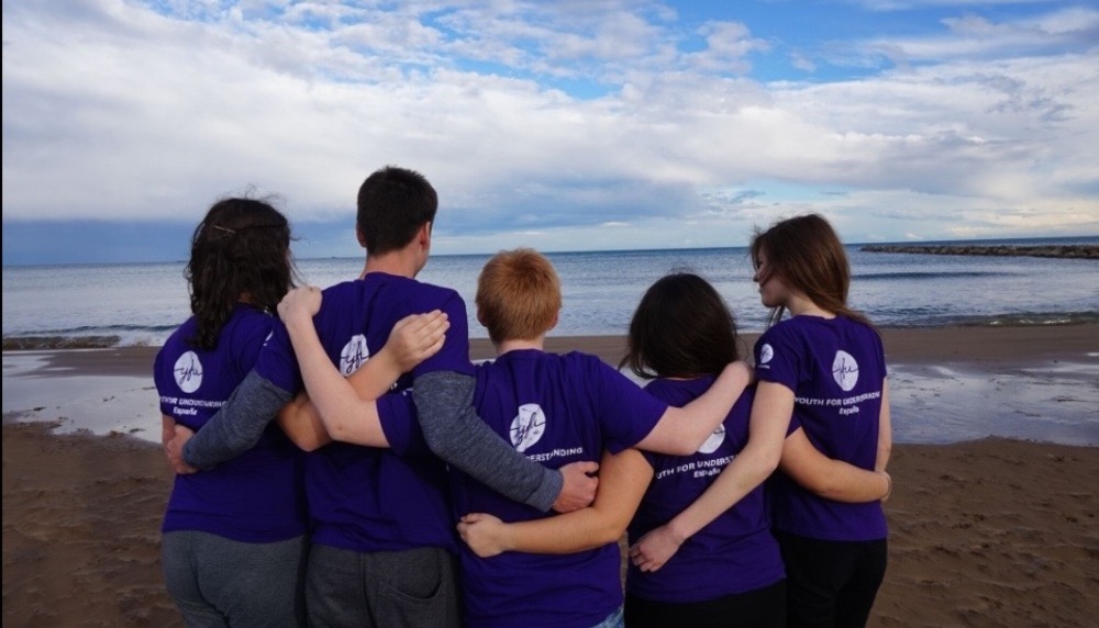 YFU-Austauschschüler beim Halbjahrestreffen