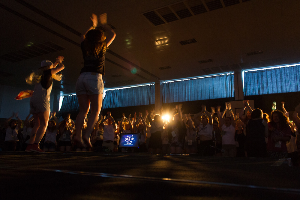 Im Plenum finden nicht nur Workshops statt