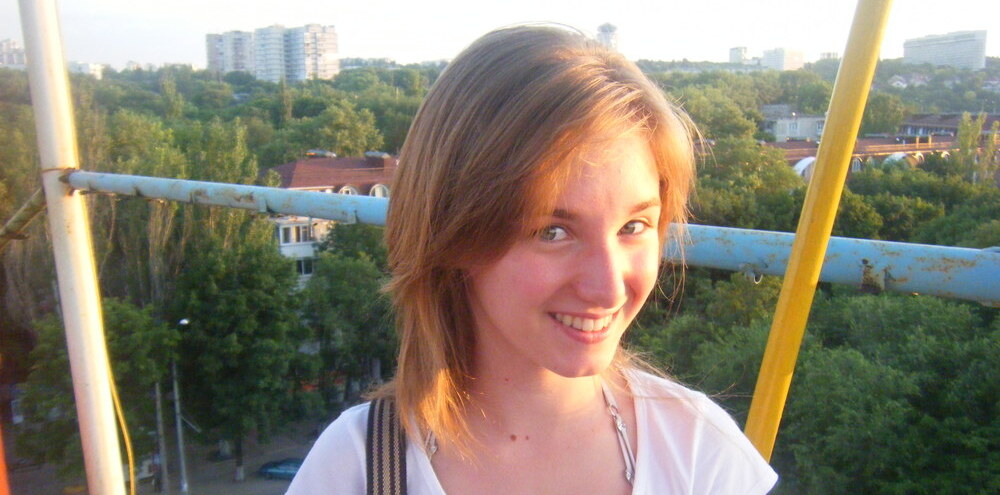 Austauschschülerin Megan im Riesenrad