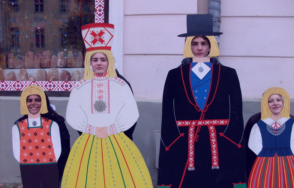 Lustiges Gruppenbild 