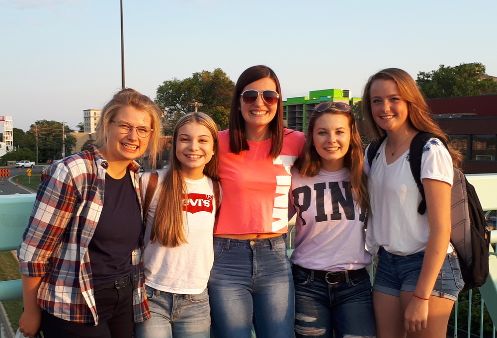 Mit meinen Freunden in Fredericton