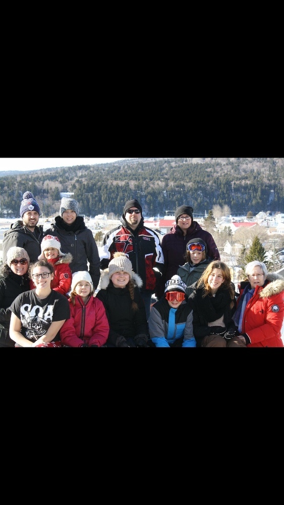 Ninas Gastfamilie in den Winterferien