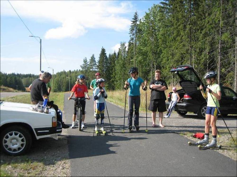 Ein Familienausflug auf Rollen