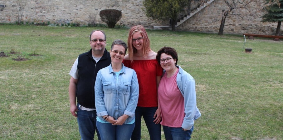 Alina mit ihrer Gastfamilie