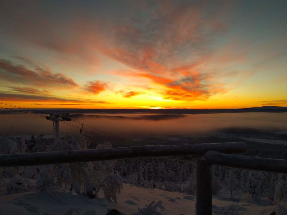 Wenn die Sonne fast aufgeht