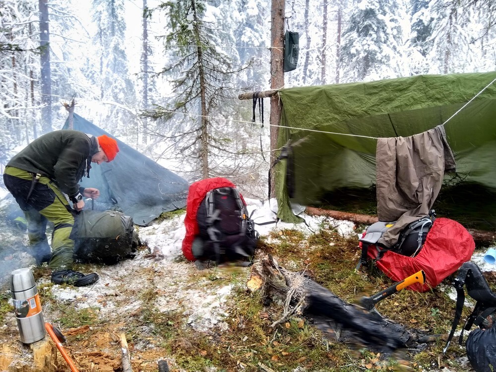 Auf Zeltwanderung mit den Pfadfindern