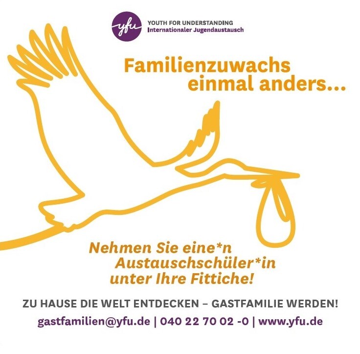 Freianzeige für gemeinnützigen Schüleraustausch