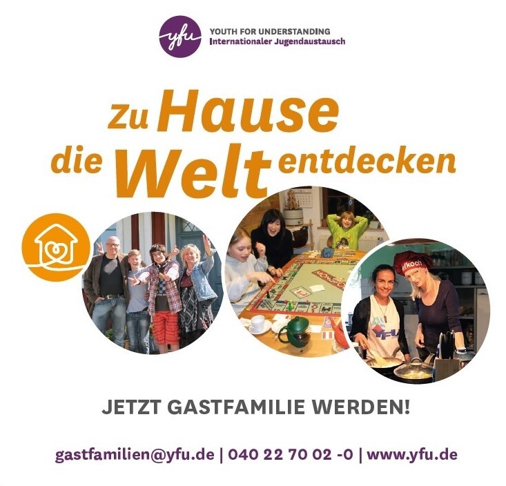 Freianzeige für gemeinnützigen Schüleraustausch