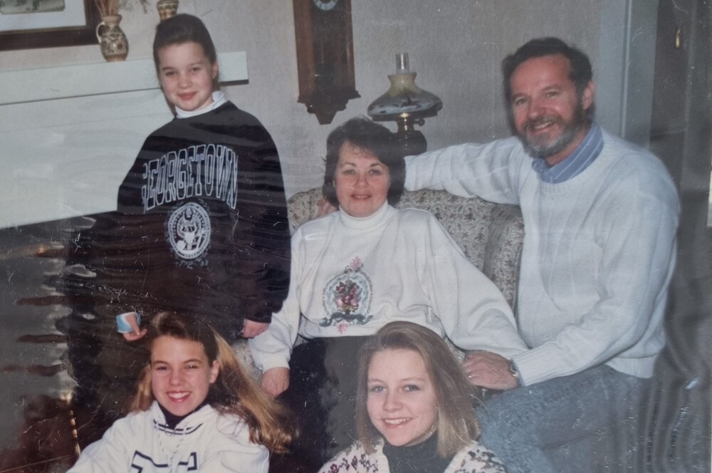 Mit ihrer Gastfamilie in den USA