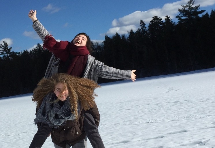 Den kanadischen Winter genießen...