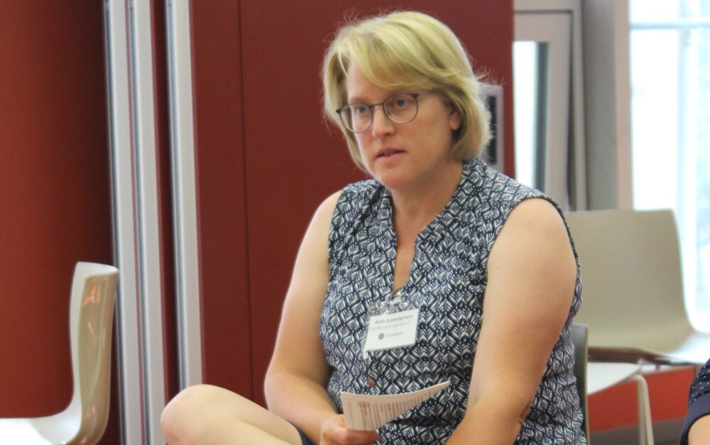 Auf einem YFU-Workshop