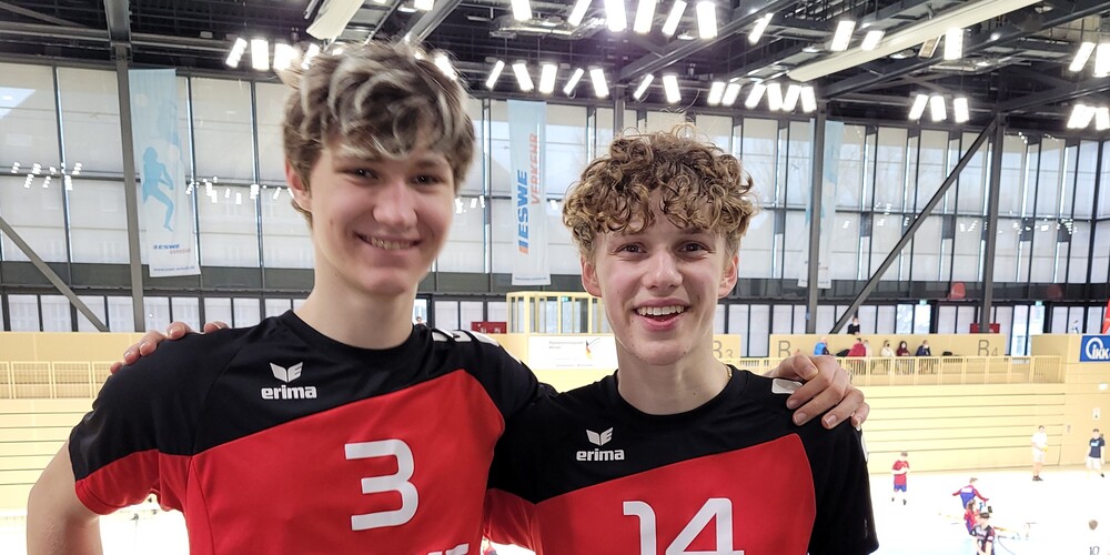 Ein tolles Team: David aus den USA (rechts) mit seinem Gastbruder Justus