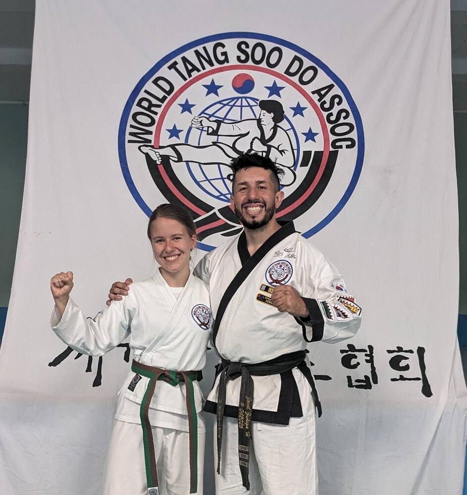 Mein Karate Trainer und ich