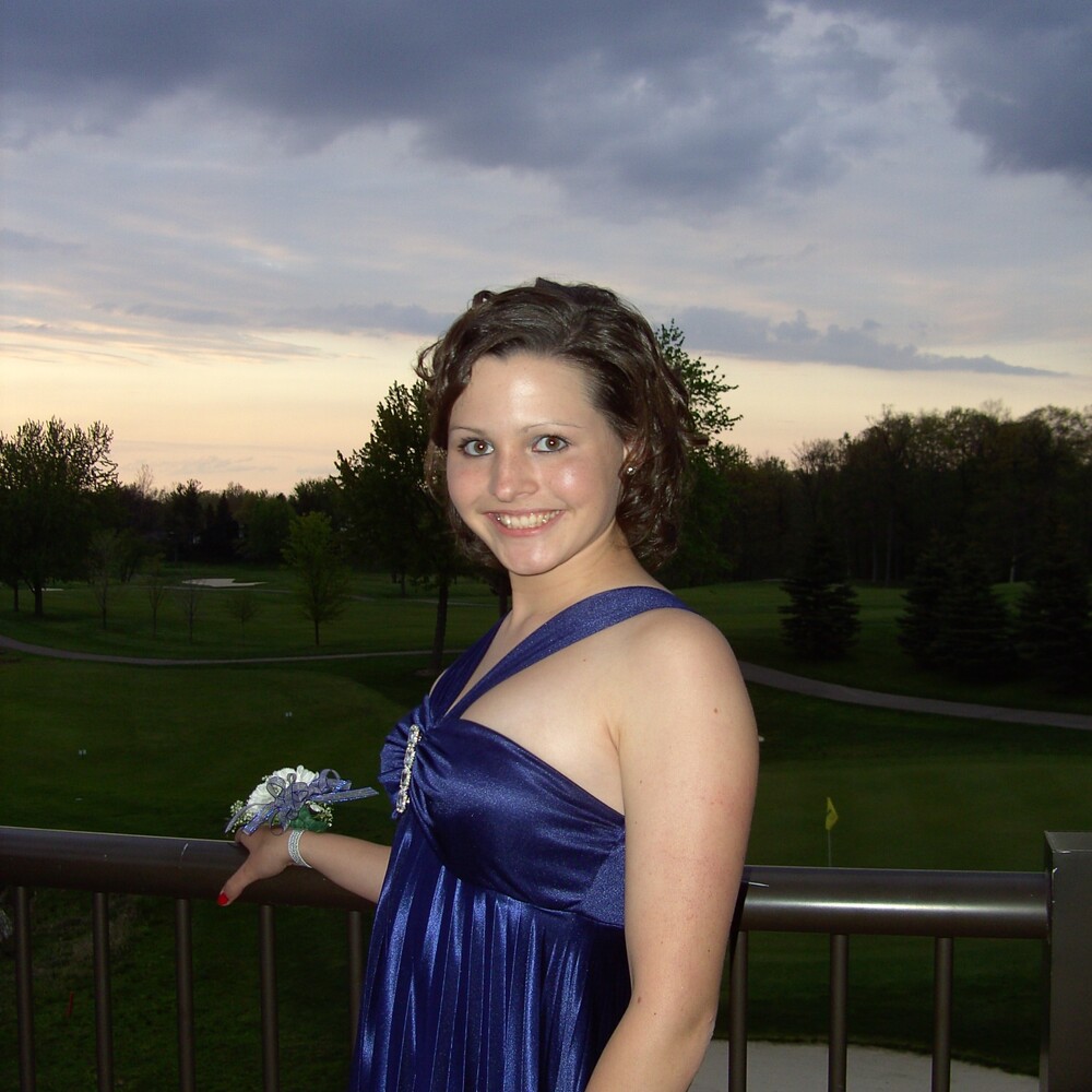 Prom im Austauschjahr: Vera auf ihrem Highschool-Abschlussball 2009 in Michigan, USA