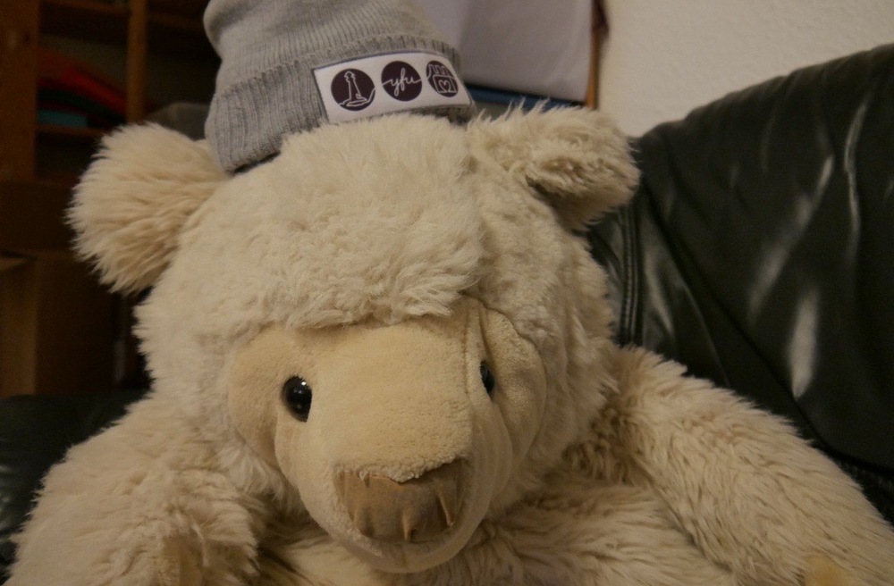 Knut, das Ehrenmitglied der LG SHH mit neuem Merch