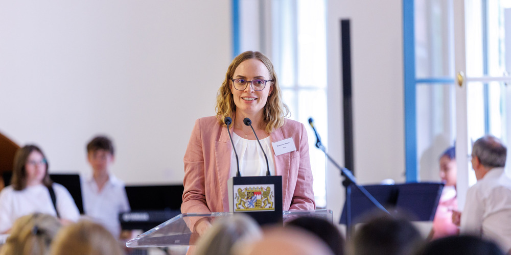 Berichtete von ihren eigenen Erfahrungen als Austauschschülerin und Gastmutter: YFU-Geschäftsführerin Mareike von Raepke