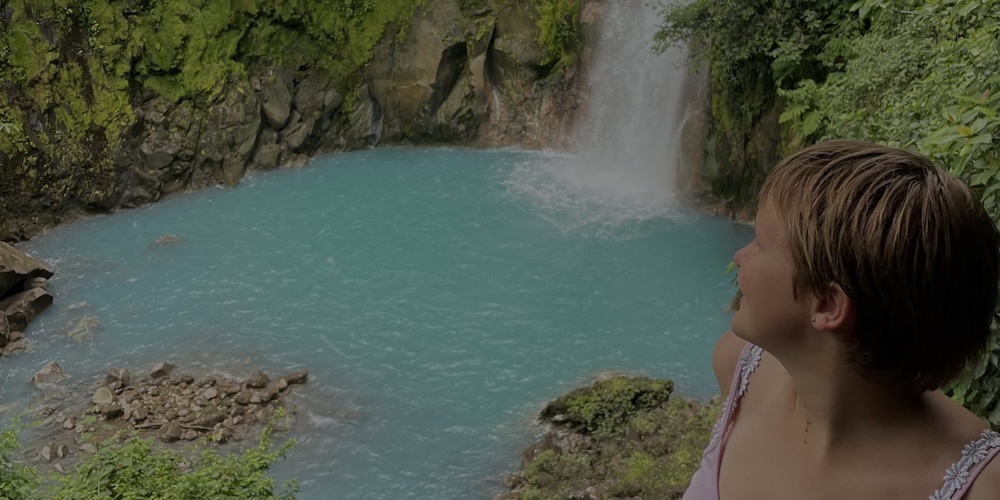 Ausflug mit einer Freundin nach Rio Celeste