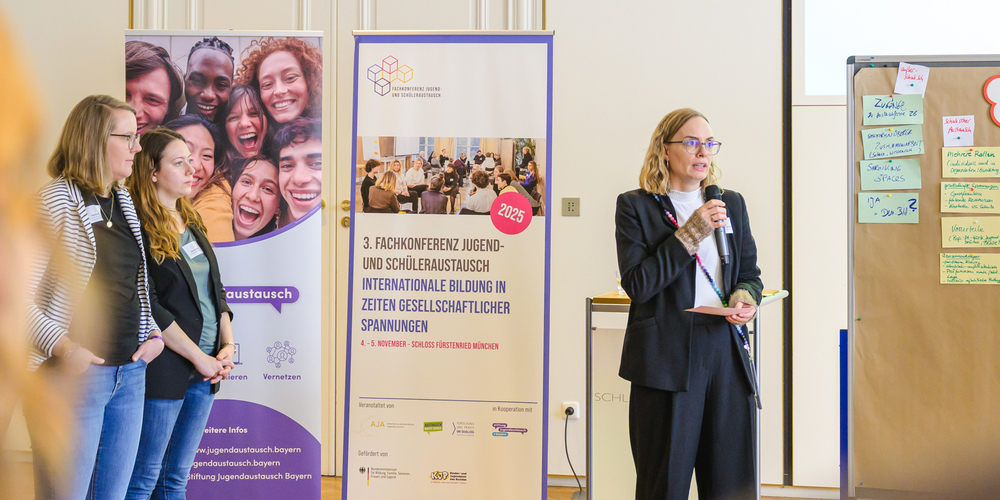 YFU-Geschäftsführerin Mareike von Raepke in Fürstenried