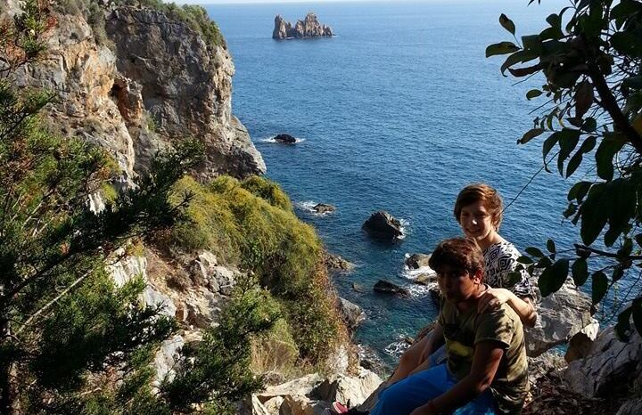 Austauschschülerin Emily am Meer