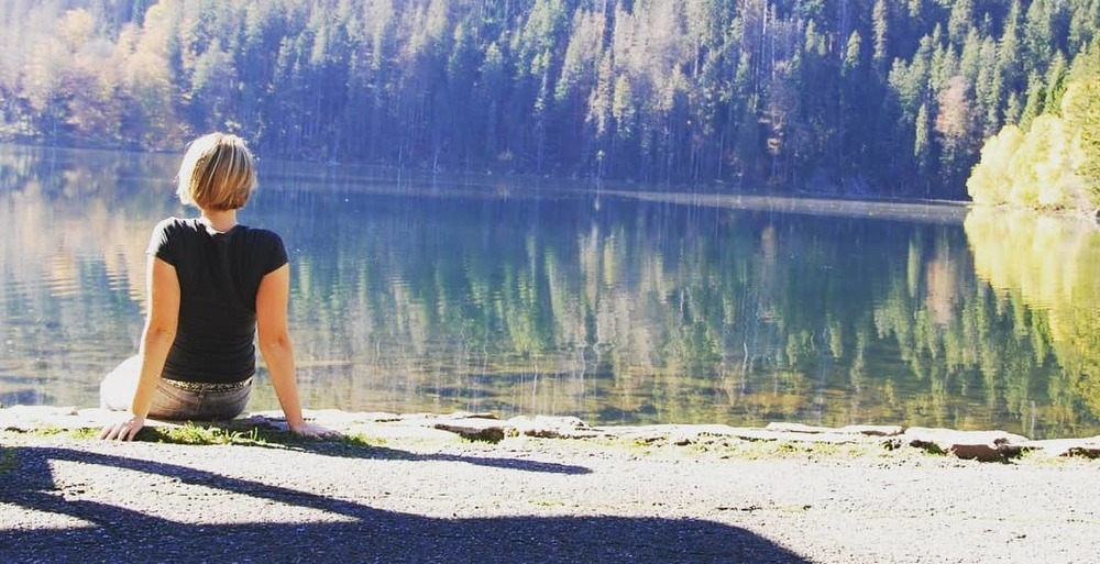 Austauschschülerin Christin am See