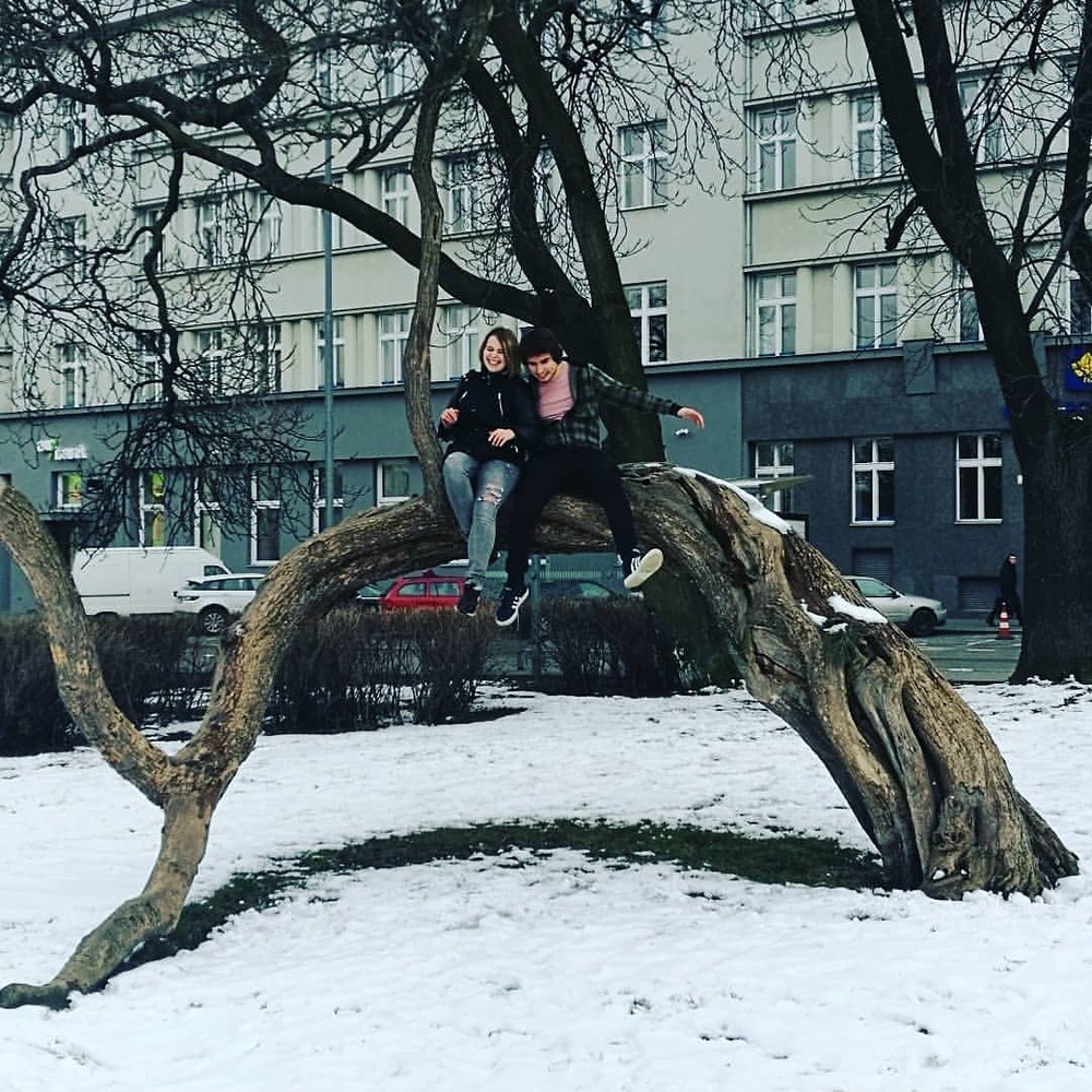 Christin mit einem tschechischen Freund