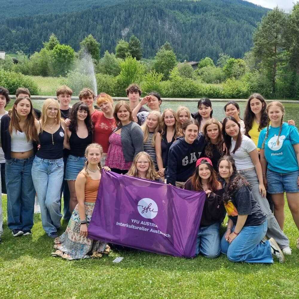 YFU-Austauschschüler*innen beim Re-Entry Seminar