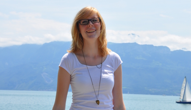 Austauschschülerin Jana am See