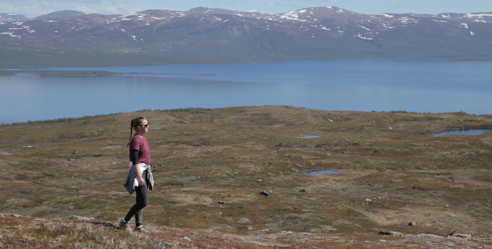 Austauschschülerin Tara genießt die Aussicht