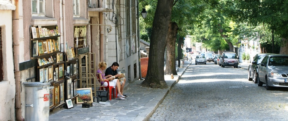 Die Altstadt von Plovdiv