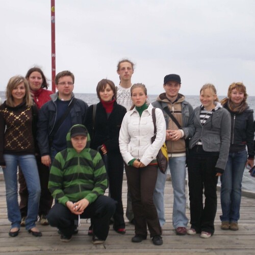 Austauschschülerin beim Re-Entry in Sopot auf der Mole