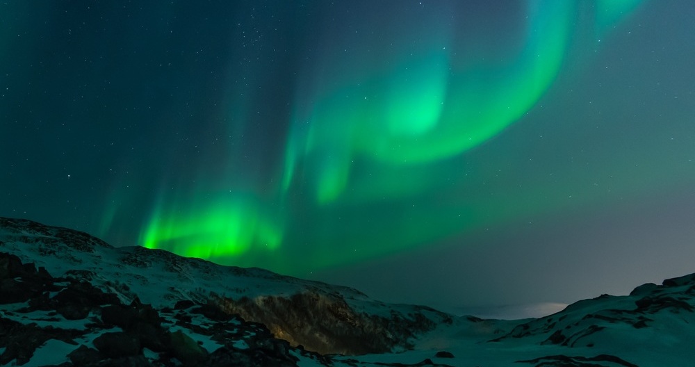 Hier kannst du Nordlichter sehen..